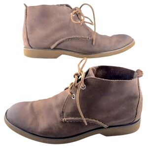 Sperry Topsider Newman Chukka Brown Leather Mens Ankle Shoes Size 9M